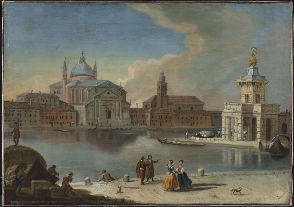 La Dogana i Venezia, by Unknown