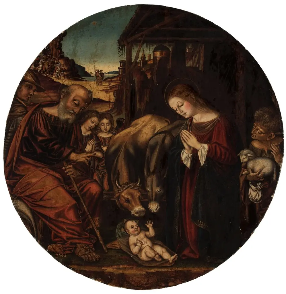La Natividad, by Unknown, 1501