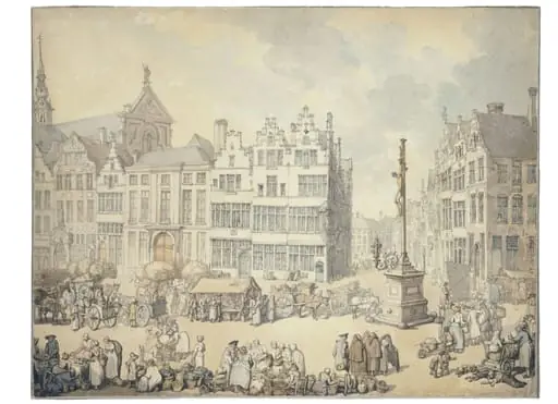 La Place de Meir, Antwerp, by Unknown