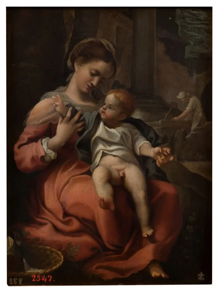 La Virgen del canastillo, by Unknown