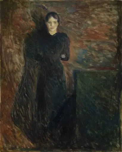 Lady in Black, by Unknown