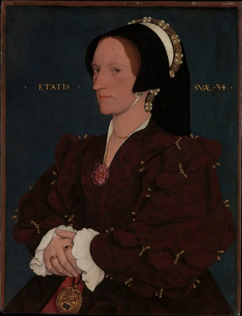 Lady Lee (Margaret Wyatt, born about 1509), by Unknown, 1540