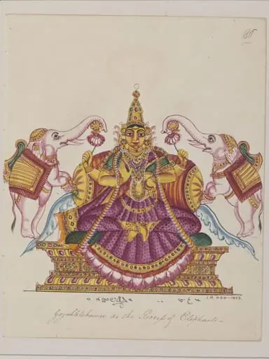 Lakshmi, by Unknown