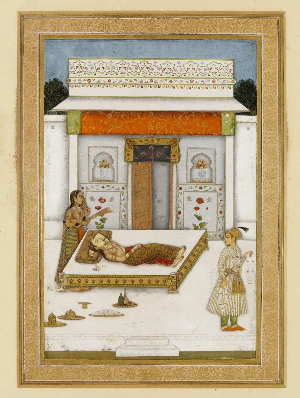 Lalita Ragini, by Unknown, paint, 1750