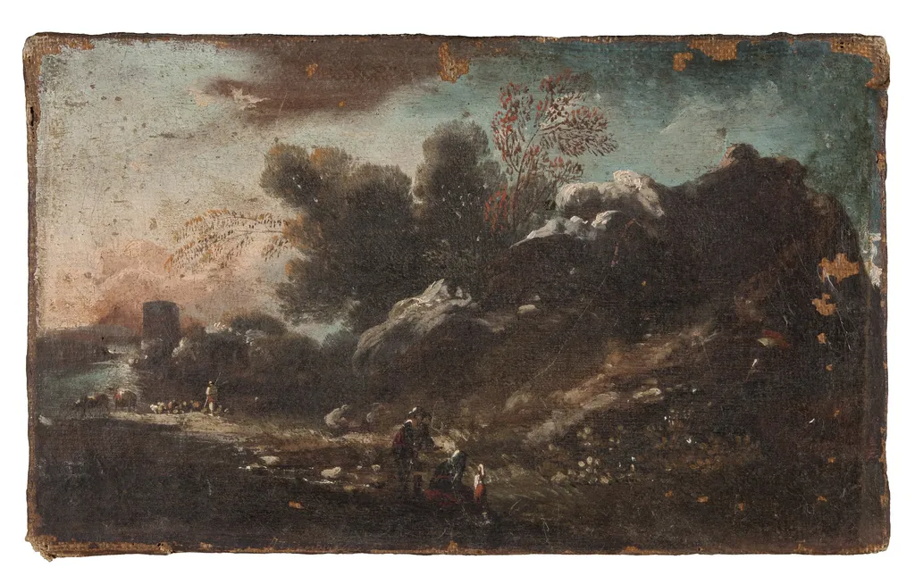 Landscape, by Unknown, oil