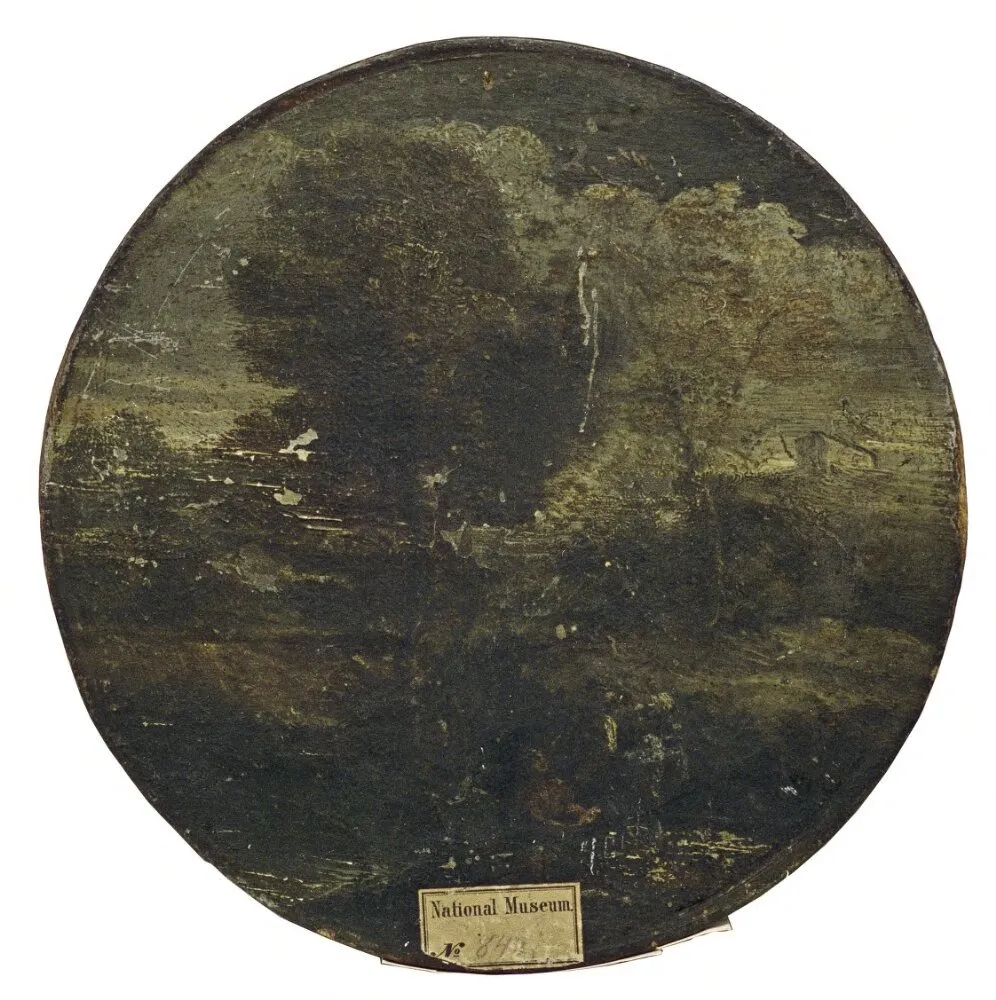 Landscape, by Unknown, oil, 1649