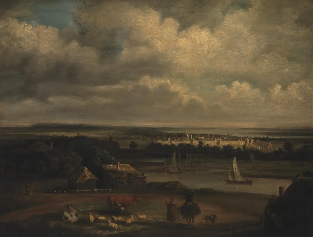 Landscape, by Unknown, unspecified, 1661