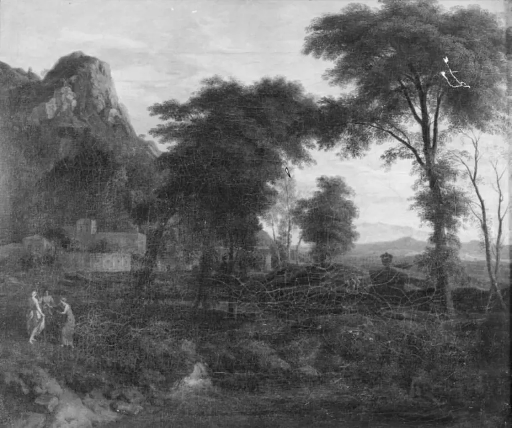 Landscape, by Unknown, unspecified, 1693