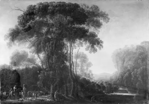 Landscape by Sunset, by Unknown