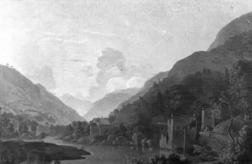 Landscape in Tyrol, by Unknown