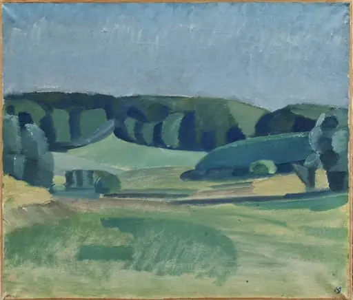 Landscape near Bistrup, by Unknown