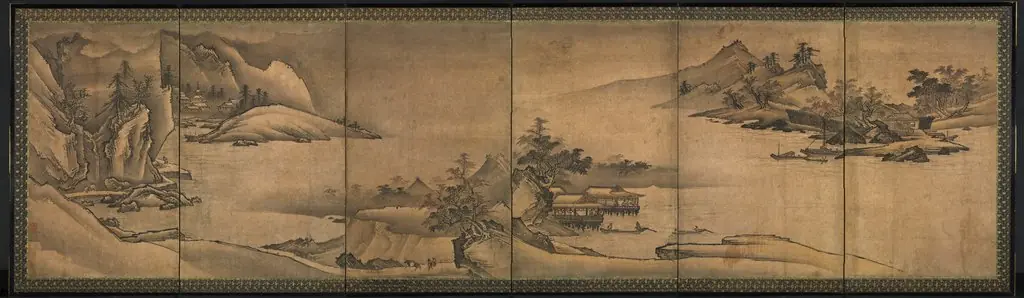 Landscape of the Four Seasons, by Unknown