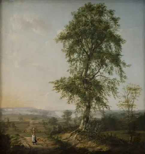 Landscape with a Big Tree, by Unknown