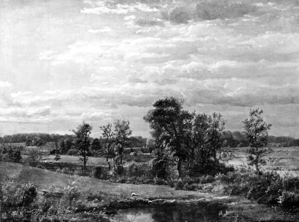 Landscape with a Bog, by Unknown, unspecified, 1850