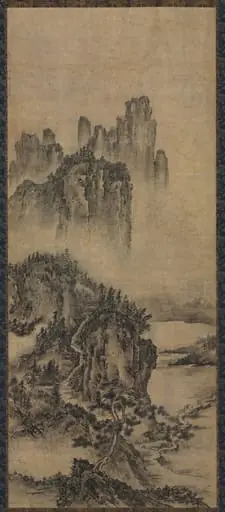 Landscape with a Distant Temple, by Unknown