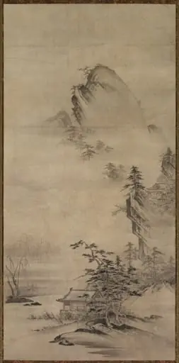 Landscape with a Pavilion, by Unknown