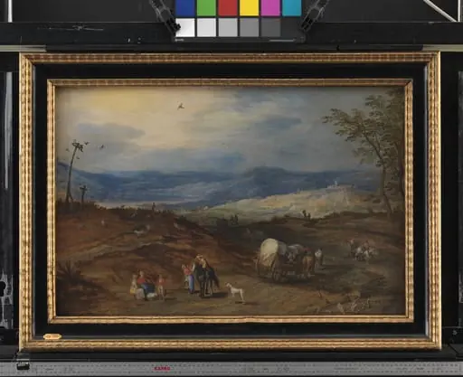 Landscape with a Road Leading Past a Place of Execution, by Unknown