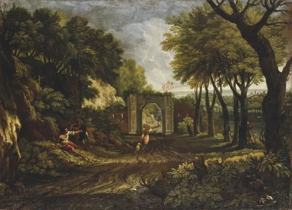 Landscape with a Ruin, by Unknown