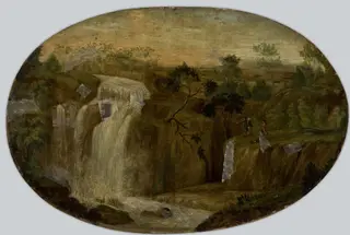 Landscape with a Waterfall, by Unknown, 1800