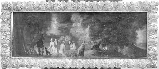 Landscape with Actaeon and Diana, by Unknown