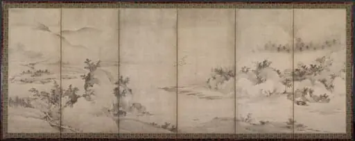 Landscape with Motifs from the Eight Views of Xiao-Xiang, by Unknown