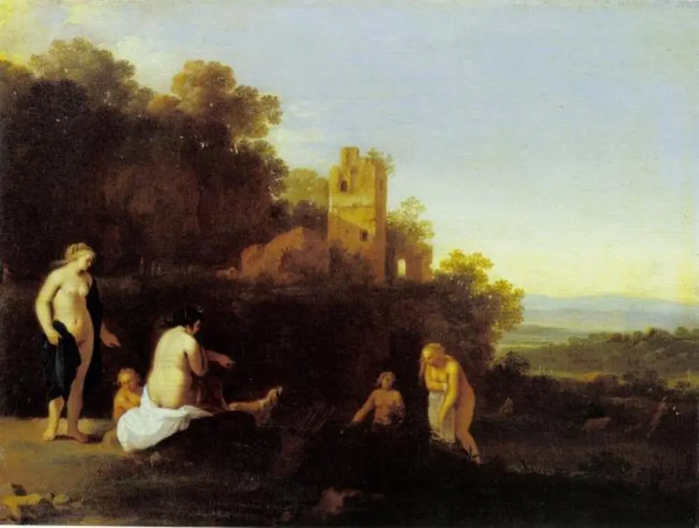 Landscape with the Discovery of Callisto’s Pregnancy, by Unknown