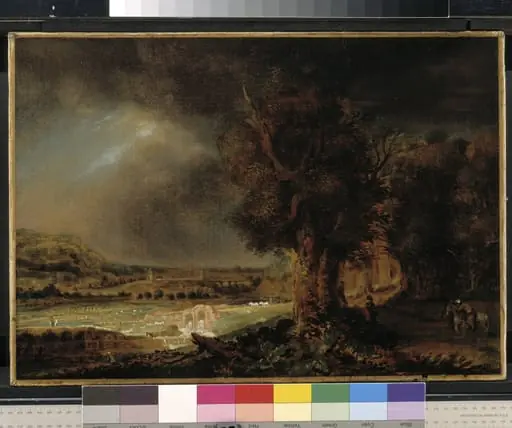 Landscape with the Good Samaritan, by Unknown