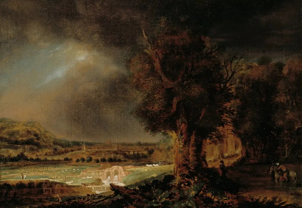 Landscape with the Good Samaritan, by Unknown