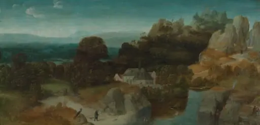 Landscape with the Temptation of Saint Anthony Abbot, by Unknown
