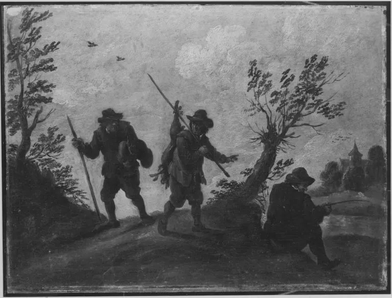 Landschaft mit Staffage (Kopie nach), by Unknown, unspecified, 1670