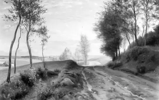 Landskab fra Næstvedegnen, by Unknown
