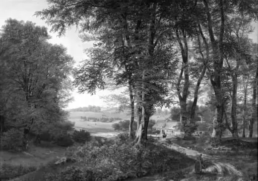 Landskab nær Frederiksborg, by Unknown