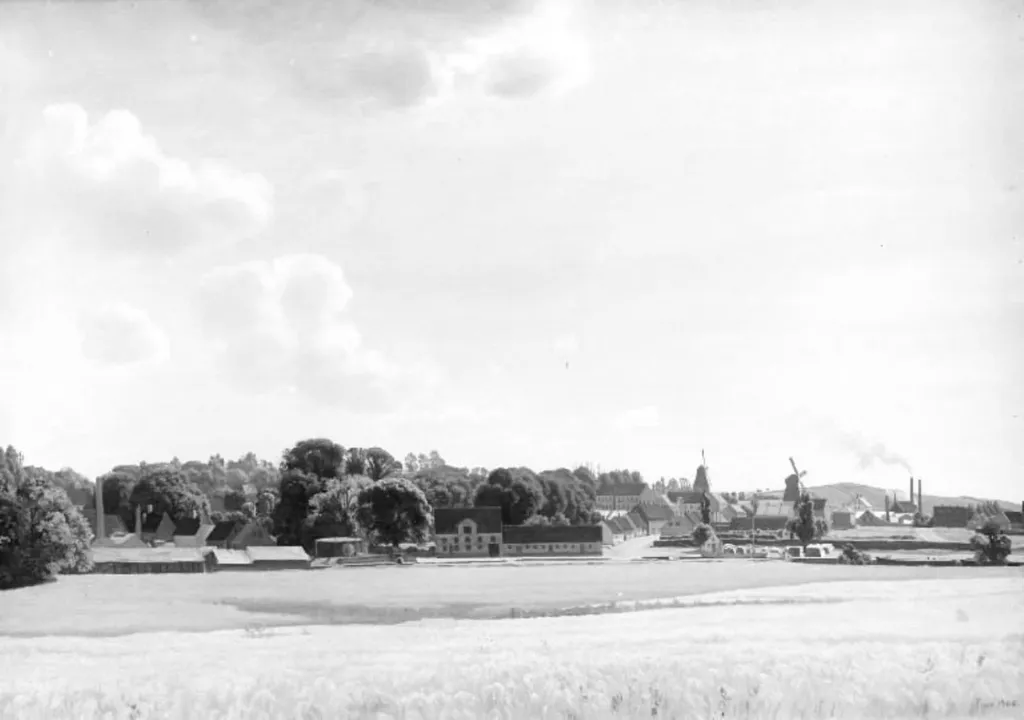 Landskab. Næstved, by Unknown, 1900