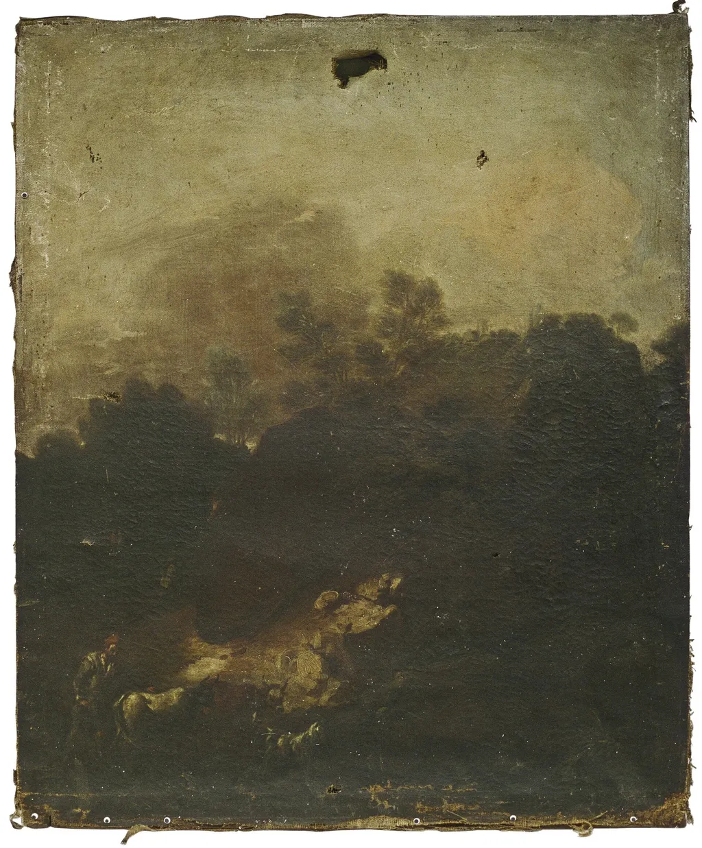 Landskap, by Unknown, oil