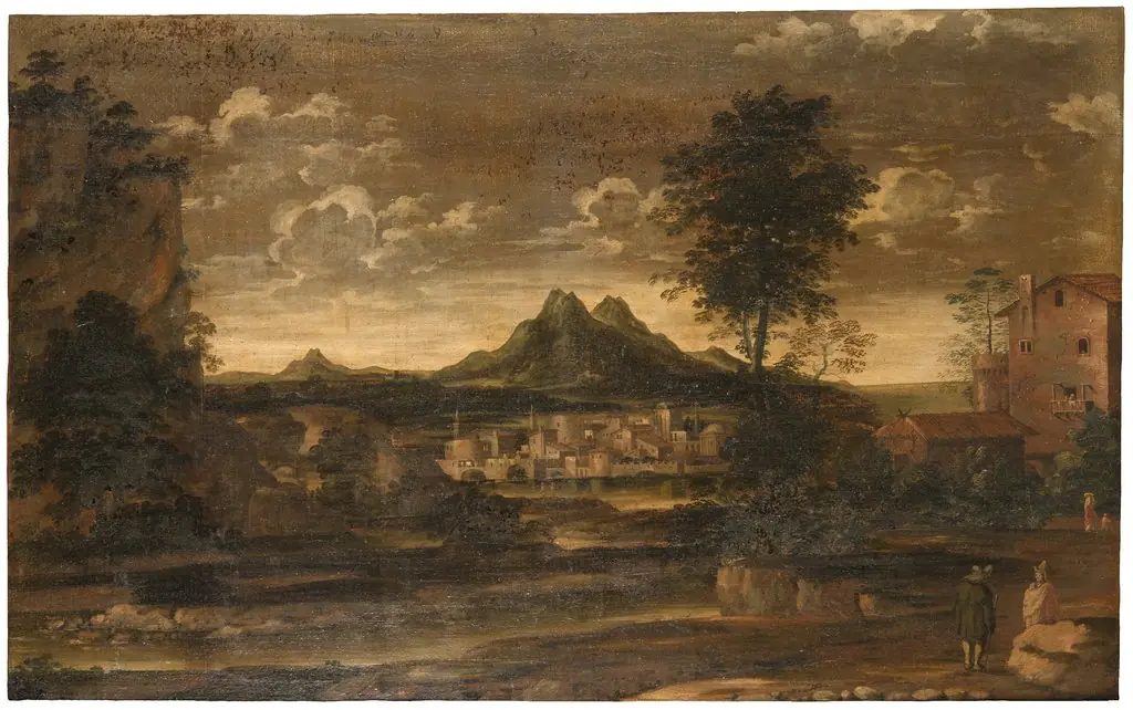 Landskap, by Unknown