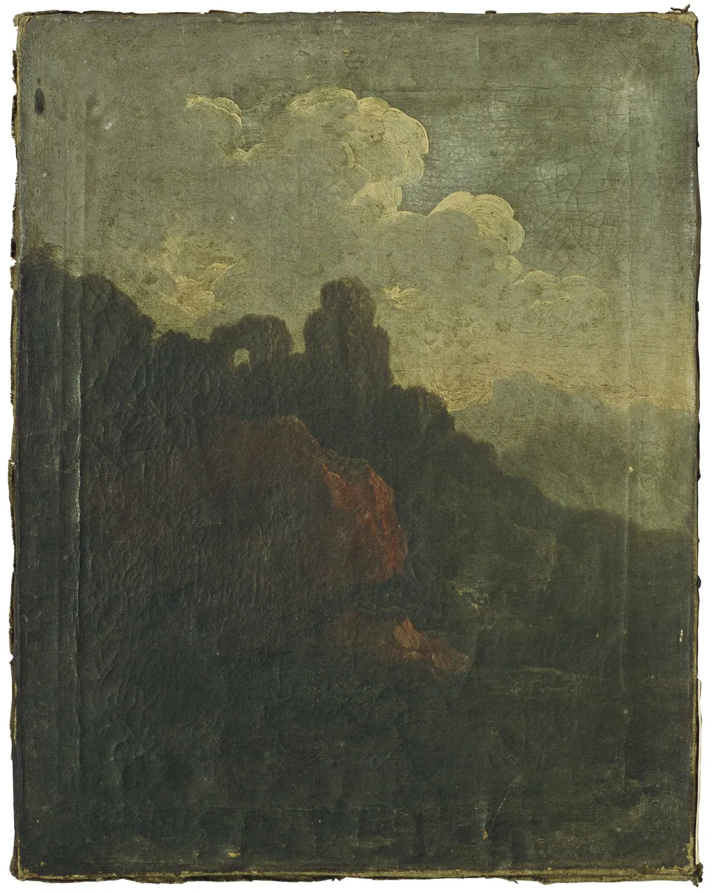 Landskap, by Unknown, oil
