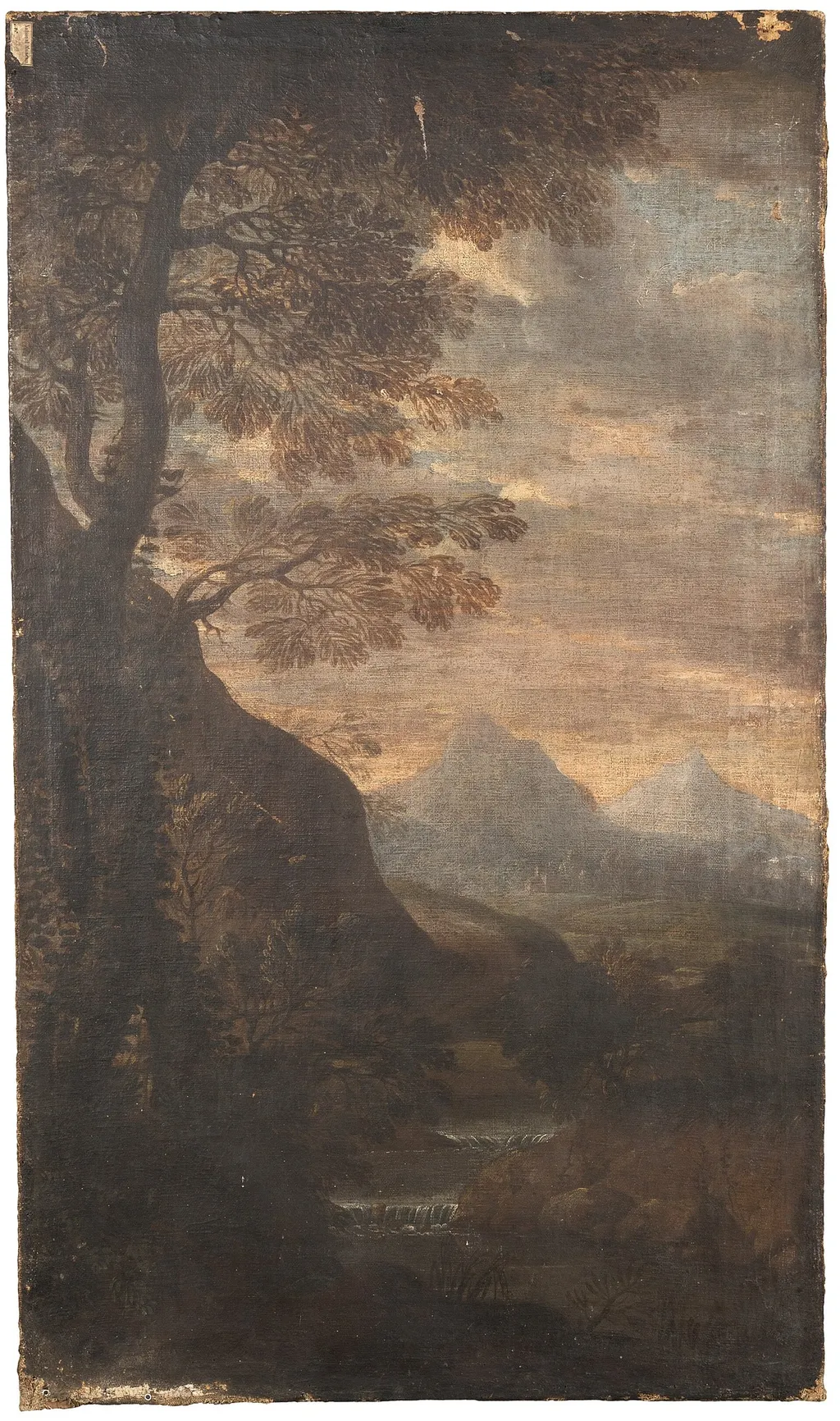 Landskap, by Unknown, oil