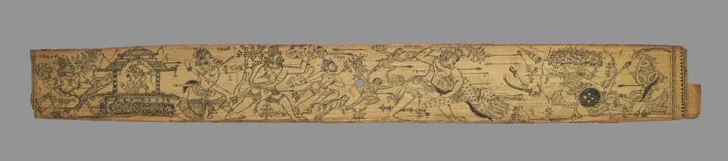 Leaf from a Romance of Chandrabhanu and Lavanyavati of Upendra Bhanja (Indian, died 1740), by Unknown