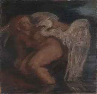Leda and the Swan, by Unknown, 1912