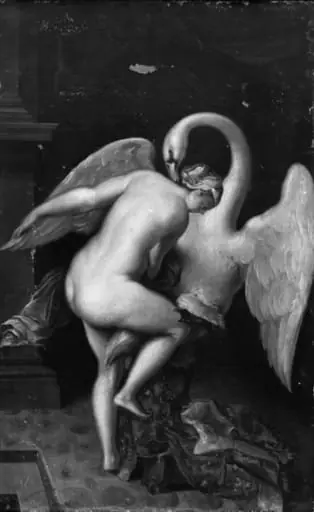 Leda and the Swan, by Unknown