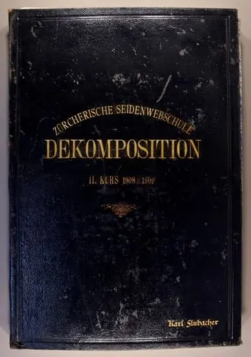 Lehrbuch Zürcherische Seidenwebschule Dekomposition, by Unknown