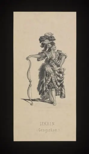 Lekain (Gengiskan), by Unknown
