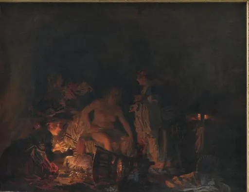 Leonora Christina being Examined in Prison, by Unknown