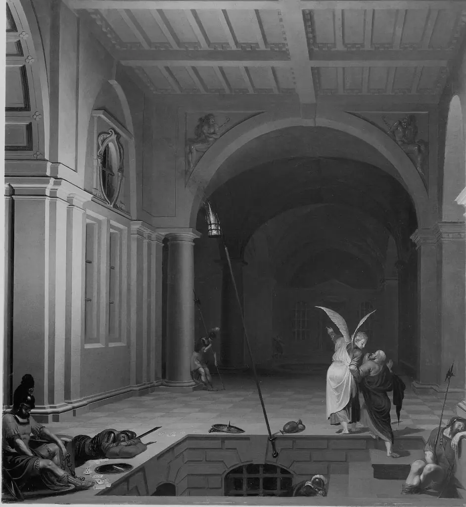 Liberation of Saint Peter from Prison, by Unknown
