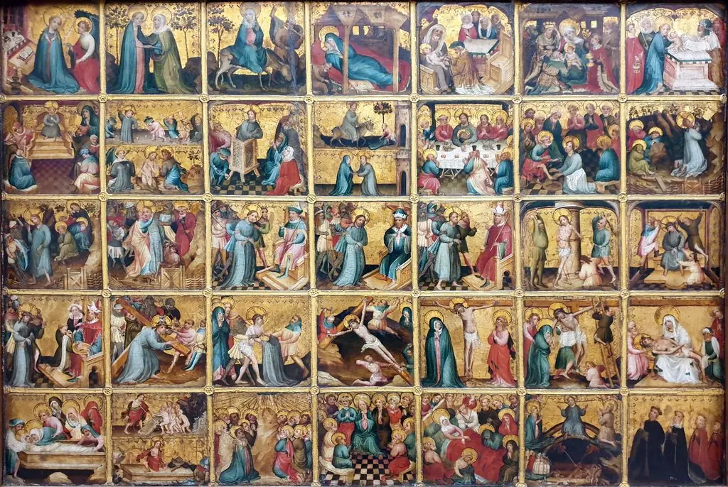 Life of Christ in 35 scenes, by Unknown