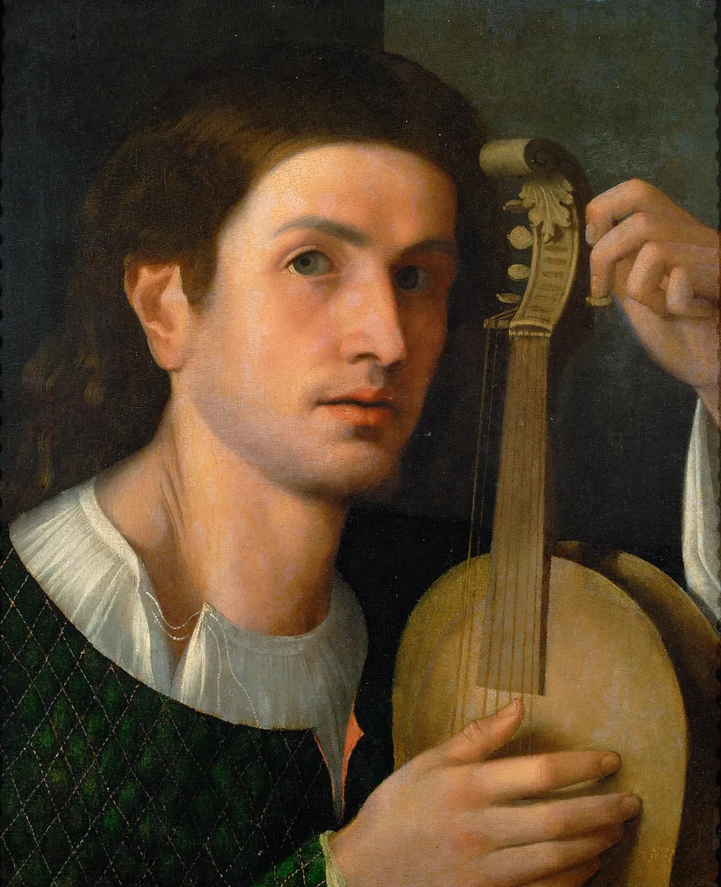 Lira da Braccio-Spieler, by Unknown, unspecified, 1515