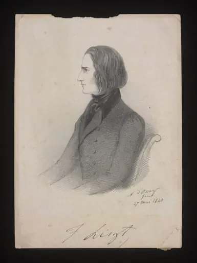 Liszt, by Unknown