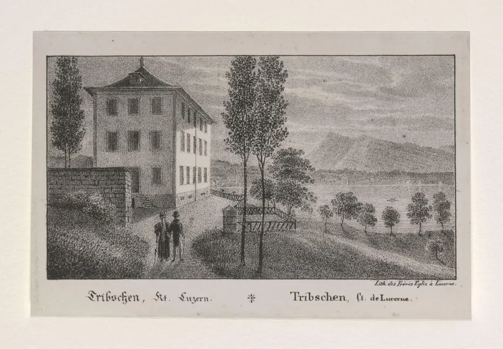 Lithograph des Freres a Lucerne, by Unknown, 1850