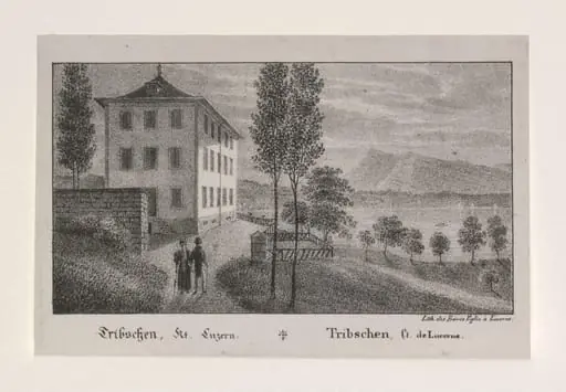 Lithograph des Freres a Lucerne, by Unknown