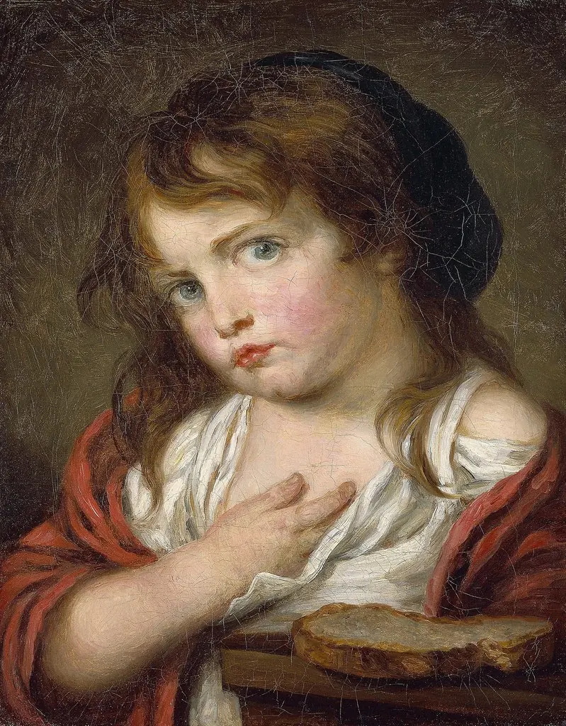 Little Girl Pouting, by Unknown